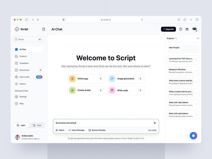 AI Chatbot preview